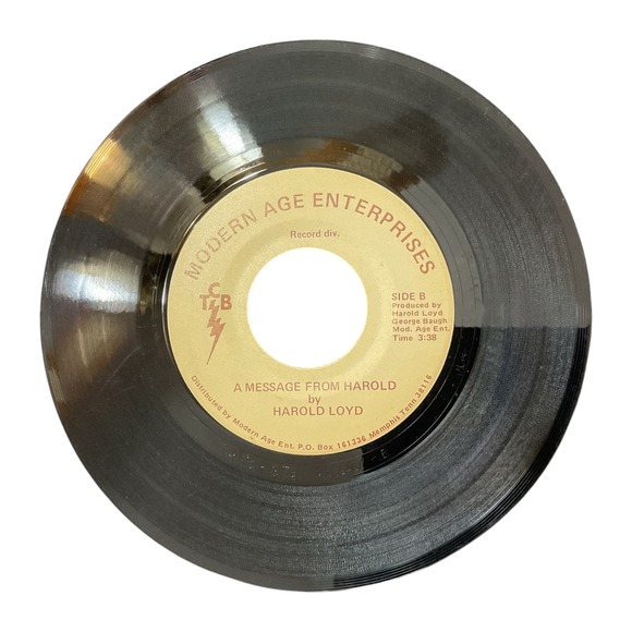 Harold Loyd A Prayer For Elvis Modern Age Enterprises 45 RPM Record - Picture 2 of 2